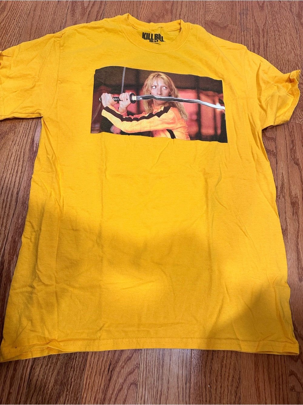 Yellow Graphic Kids Tee